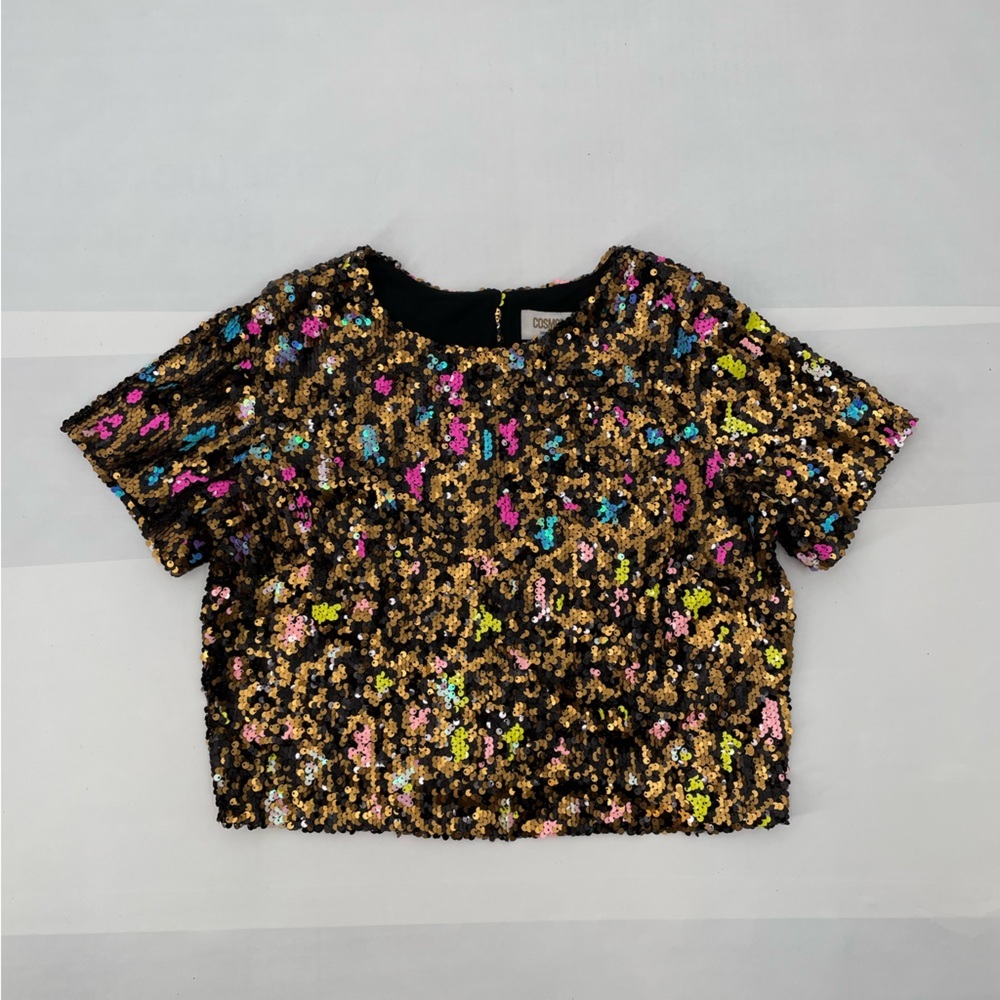 Dress the Population Keyla Sequin Shirt